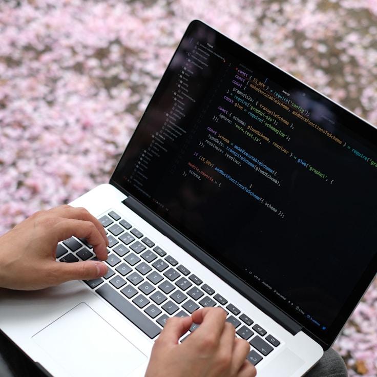 iOS app development workspace